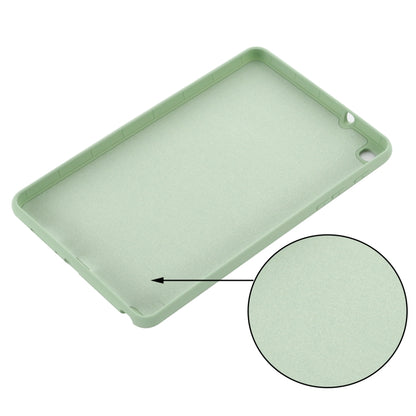 For Samsung Galaxy Tab A 8.0&S Pen 2019 Solid Color Liquid Silicone Shockpoof Tablet Case(Green) by bashfashion