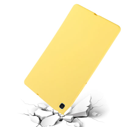 For Samsung Galaxy Tab S6 Lite Solid Color Liquid Silicone Shockpoof Tablet Case(Yellow) by bashfashion
