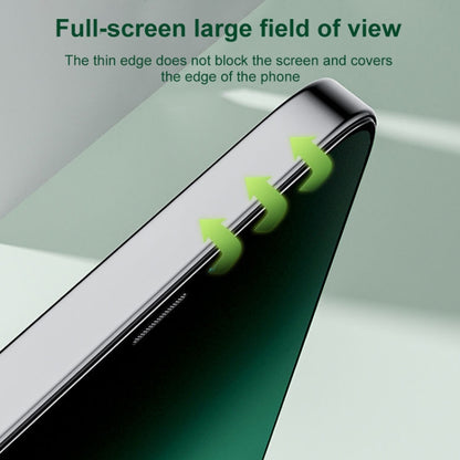 For iPhone 16e / 13 / 13 Pro Green Light Eye Protection Tempered Glass Film by bashfashion