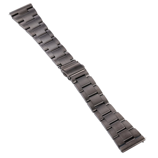 For Samsung Galaxy Galaxy Watch 3 45mm / Huawei Watch 3 / 3 Pro 22mm Three-bead Steel Quick Release Watch Band(Grey) by bashfashion