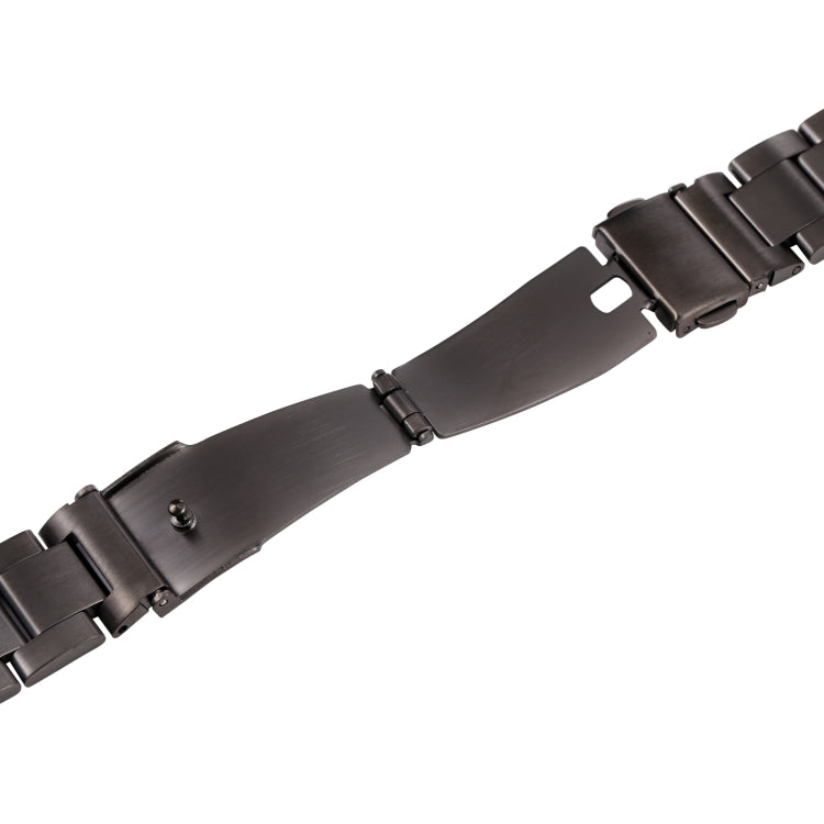 For Samsung Galaxy Galaxy Watch 3 45mm / Huawei Watch 3 / 3 Pro 22mm Three-bead Steel Quick Release Watch Band(Grey) by bashfashion