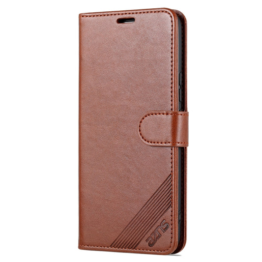 For Honor Play 30 AZNS Sheepskin Texture Flip Leather Phone Case(Brown) by AZNS
