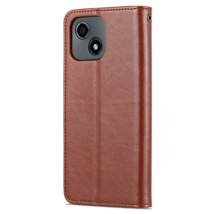 For Honor Play 30 AZNS Sheepskin Texture Flip Leather Phone Case(Brown) by AZNS
