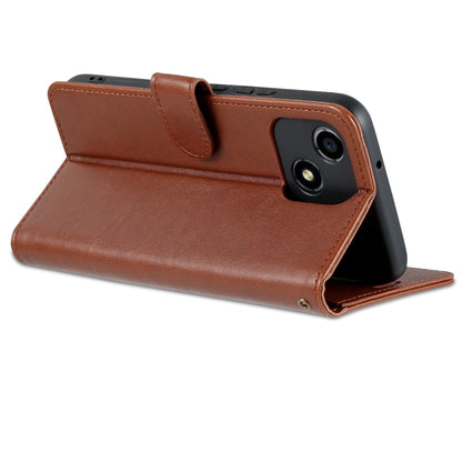 For Honor Play 30 AZNS Sheepskin Texture Flip Leather Phone Case(Brown) by AZNS