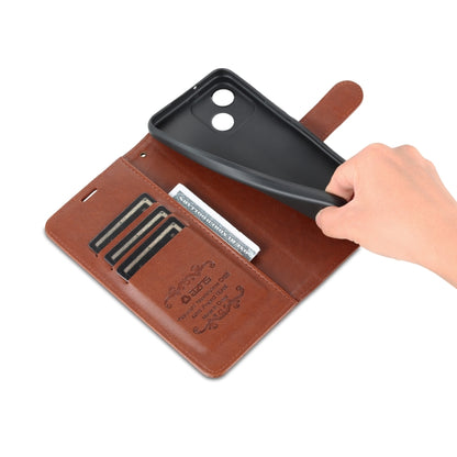 For Honor Play 30 AZNS Sheepskin Texture Flip Leather Phone Case(Brown) by AZNS