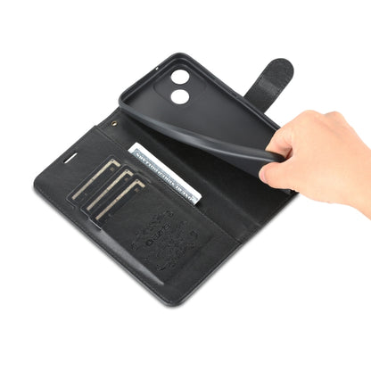 For Honor Play 30 AZNS Sheepskin Texture Flip Leather Phone Case(Black) by AZNS