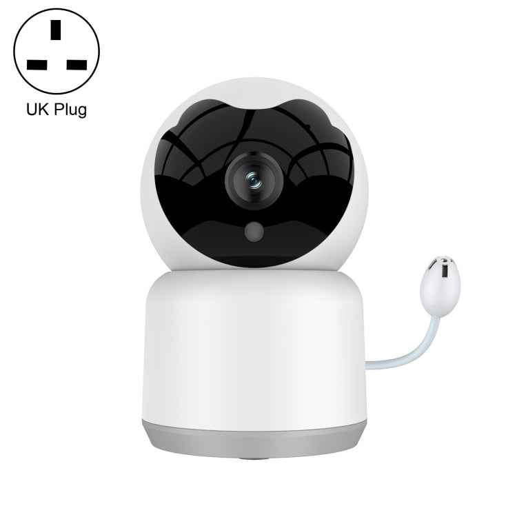 YT51 1920x1080 Home Baby Wireless Camera, Support Infrared Night Vision / Baby Crying Detection, with Temperature and Humidity Sensor, UK Plug(White) by bashfashion