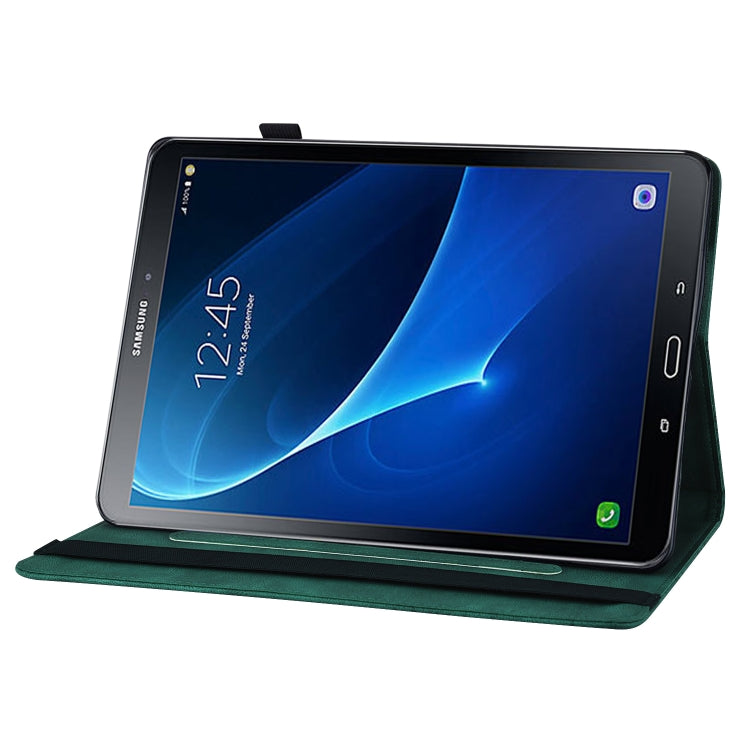 For Samsung Galaxy Tab S2 9.7 T810/T815 Big Butterfly Embossed Leather Tablet Case(Green) by bashfashion