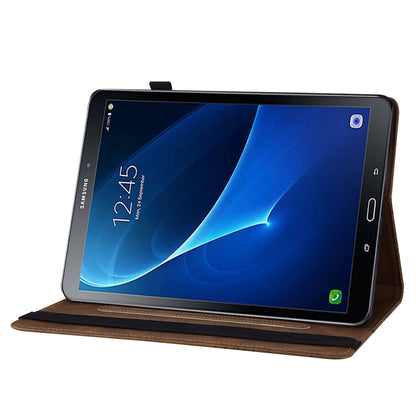 For Samsung Galaxy Tab S2 9.7 T810/T815 Big Butterfly Embossed Leather Tablet Case(Brown) by bashfashion