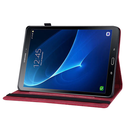 For Samsung Galaxy Tab S2 9.7 T810/T815 Big Butterfly Embossed Leather Tablet Case(Red) by bashfashion