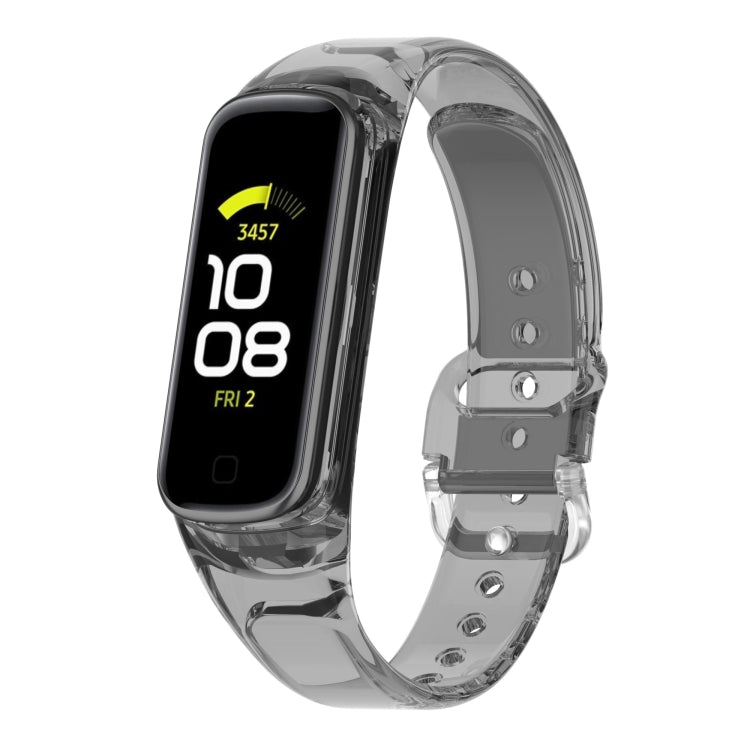 For Samsung Galaxy Fit 2 SM-R220 Discoloration in Light TPU Watch Band(Black) by bashfashion