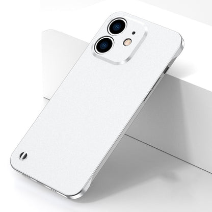 For iPhone 11 Electroplating Frosted Frameless Phone Case (White) by bashfashion