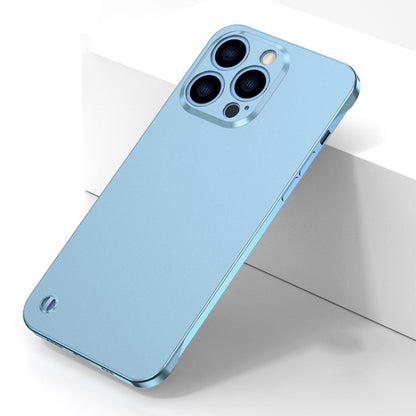 For iPhone 11 Pro Electroplating Frosted Frameless Phone Case (Light Blue) by bashfashion
