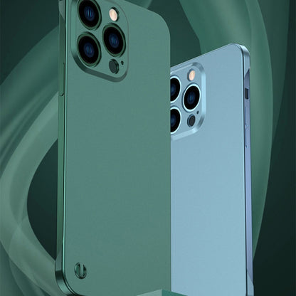 For iPhone 11 Pro Electroplating Frosted Frameless Phone Case (Green) by bashfashion