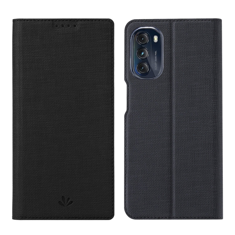 For Motorola Moto G 5G 2022 ViLi DMX Series Shockproof Magnetic Flip Leather Phone Case(Black) by ViLi