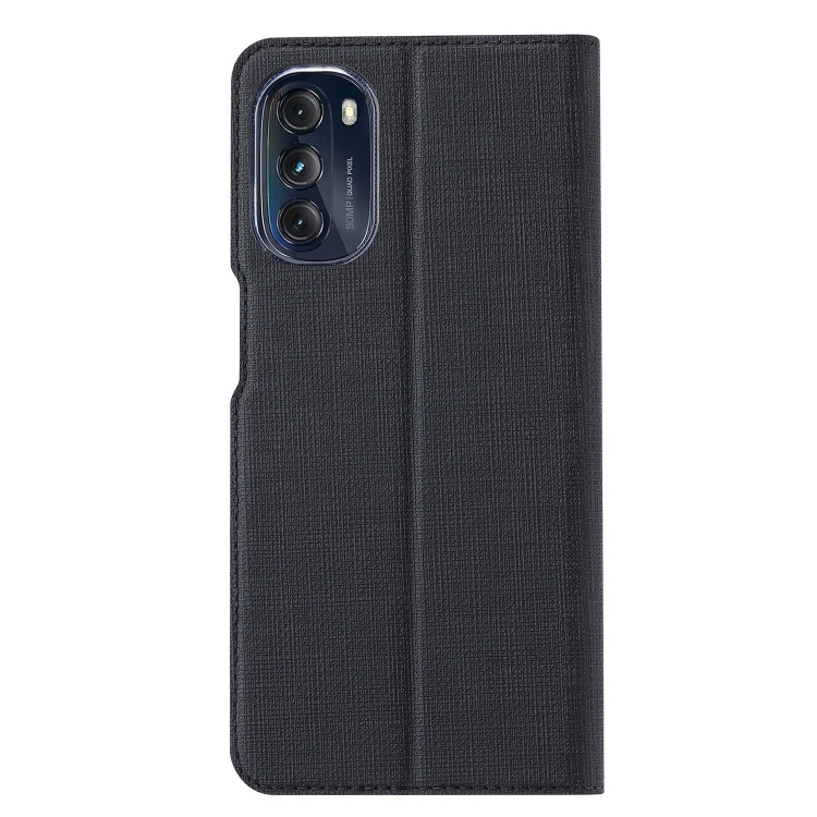 For Motorola Moto G 5G 2022 ViLi DMX Series Shockproof Magnetic Flip Leather Phone Case(Black) by ViLi