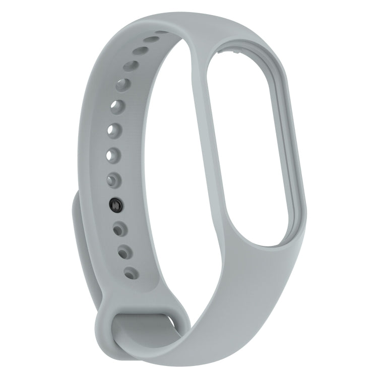 For Xiaomi Mi Band 7 / 7NFC / 6 / 6 NFC / 5 / 5 NFC / Amazfit Band 5 Official Silicone Watch Band(Grey) by bashfashion