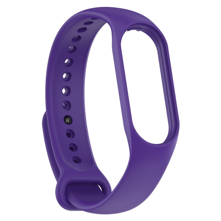 For Xiaomi Mi Band 7 / 7NFC / 6 / 6 NFC / 5 / 5 NFC / Amazfit Band 5 Official Silicone Watch Band(Star Purple) by bashfashion