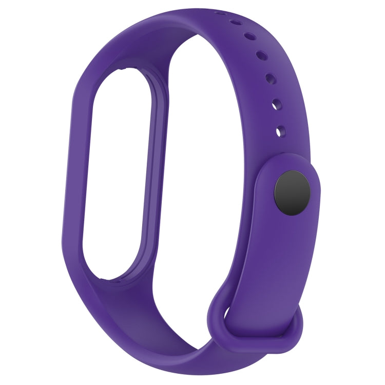 For Xiaomi Mi Band 7 / 7NFC / 6 / 6 NFC / 5 / 5 NFC / Amazfit Band 5 Official Silicone Watch Band(Star Purple) by bashfashion