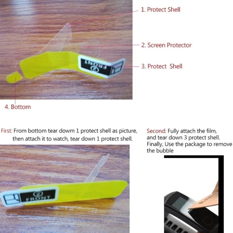 5 PCS For Xiaomi Mi Band 7 / 7 NFC HD Scratch-proof Full Screen TPU Soft Film by bashfashion