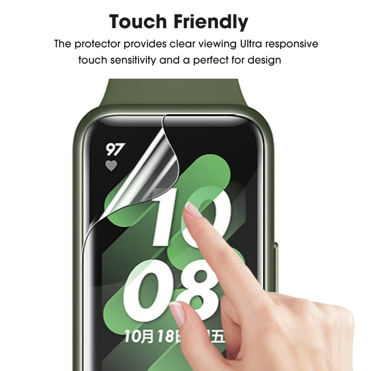 5 PCS For Huawei Band 7 / 7 NFC HD Scratch-proof Full Screen TPU Soft Film by bashfashion