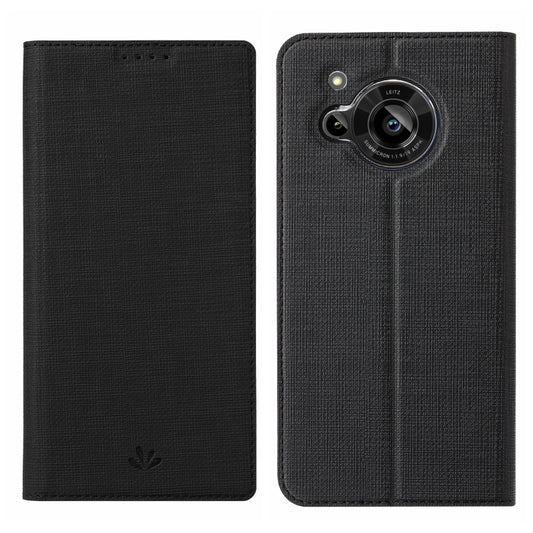 For Sharp Aquos R7 ViLi DMX Series Shockproof TPU + PU Leather Magnetic Attraction Horizontal Flip Case(Black) by ViLi