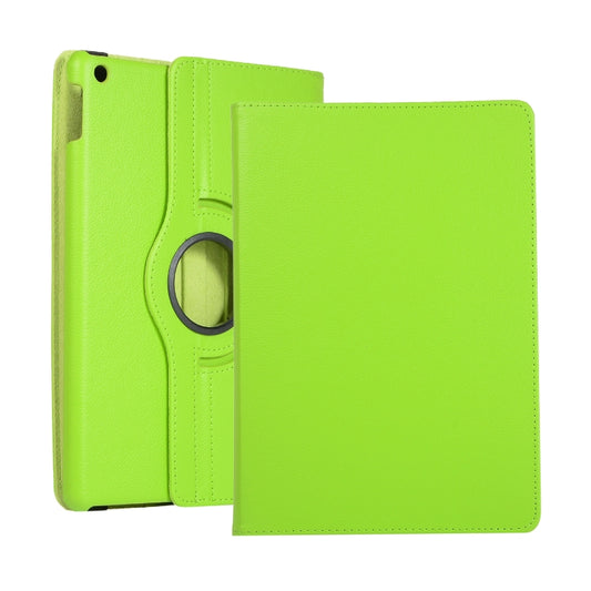 For Lenovo M10 Plus 3rd Litchi Texture 360 Degrees Rotation Leather Tablet Case with Holder(Green) by bashfashion