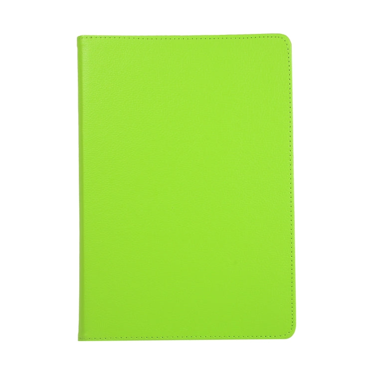 For Lenovo M10 Plus 3rd Litchi Texture 360 Degrees Rotation Leather Tablet Case with Holder(Green) by bashfashion