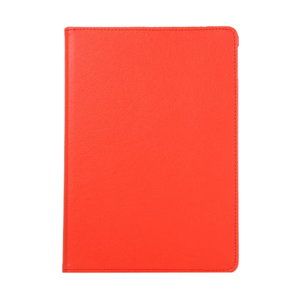 For Lenovo M10 Plus 3rd Litchi Texture 360 Degrees Rotation Leather Tablet Case with Holder(Red) by bashfashion