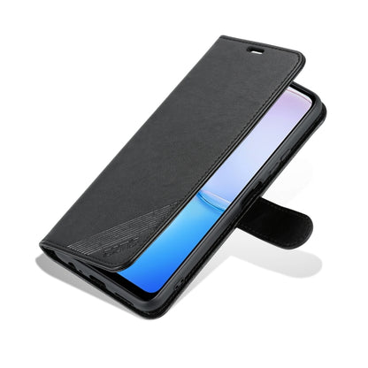 For Huawei Maimang 11 AZNS Sheepskin Texture Flip Leather Phone Case(Black) by AZNS