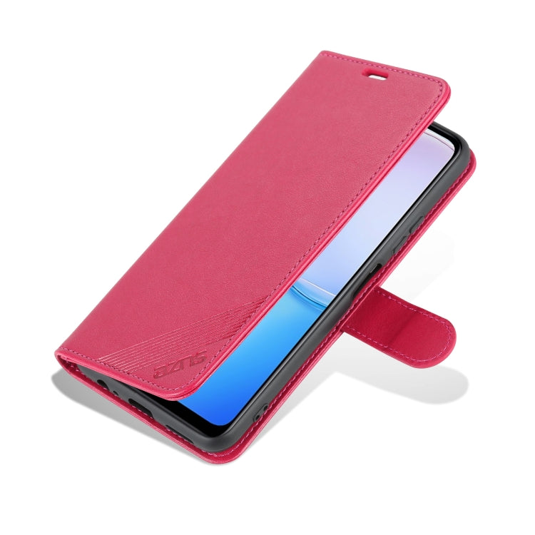 For Huawei Maimang 11 AZNS Sheepskin Texture Flip Leather Phone Case(Red) by AZNS