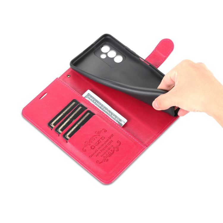 For Huawei Maimang 11 AZNS Sheepskin Texture Flip Leather Phone Case(Red) by AZNS