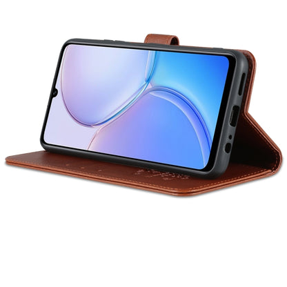For Huawei Maimang 11 AZNS Sheepskin Texture Flip Leather Phone Case(Brown) by AZNS