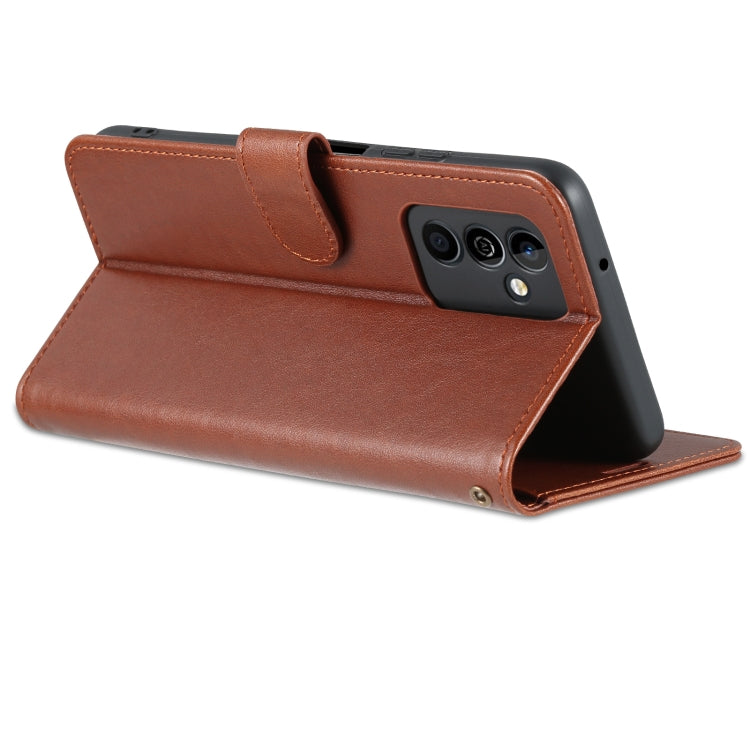 For Huawei Maimang 11 AZNS Sheepskin Texture Flip Leather Phone Case(Brown) by AZNS