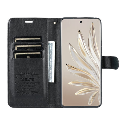 For Honor 70 AZNS Sheepskin Texture Flip Leather Phone Case(Black) by AZNS