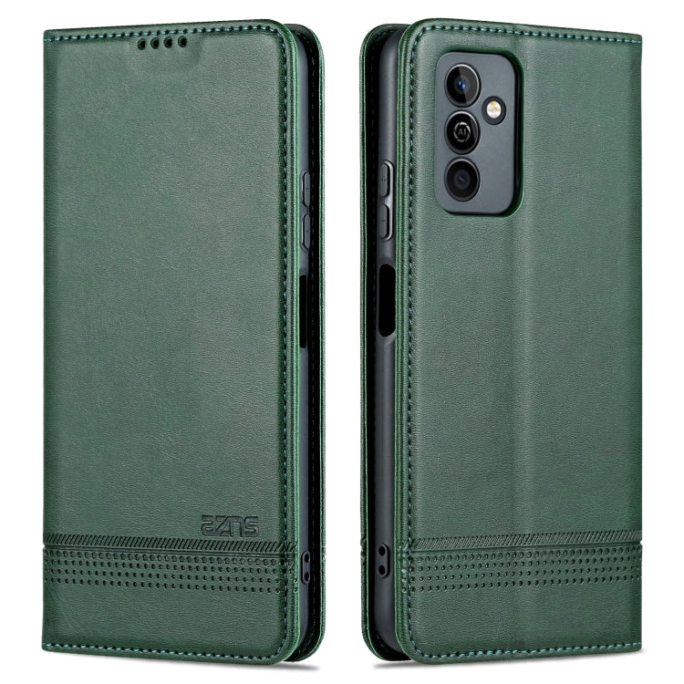 For Huawei Maimang 11 AZNS Magnetic Calf Texture Flip Leather Phone Case(Dark Green) by AZNS