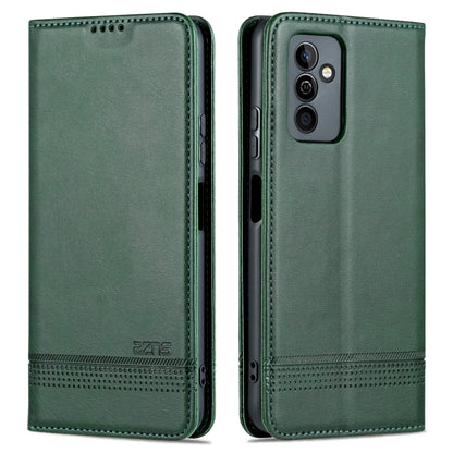 For Huawei Maimang 11 AZNS Magnetic Calf Texture Flip Leather Phone Case(Dark Green) by AZNS