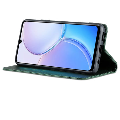 For Huawei Maimang 11 AZNS Magnetic Calf Texture Flip Leather Phone Case(Dark Green) by AZNS