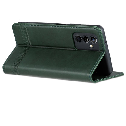 For Huawei Maimang 11 AZNS Magnetic Calf Texture Flip Leather Phone Case(Dark Green) by AZNS