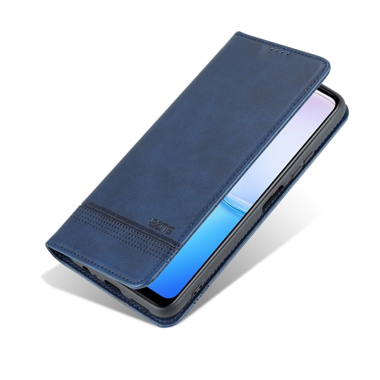 For Huawei Maimang 11 AZNS Magnetic Calf Texture Flip Leather Phone Case(Dark Blue) by AZNS