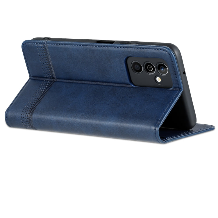 For Huawei Maimang 11 AZNS Magnetic Calf Texture Flip Leather Phone Case(Dark Blue) by AZNS