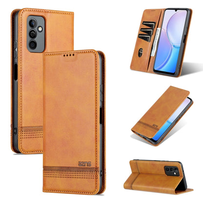 For Huawei Maimang 11 AZNS Magnetic Calf Texture Flip Leather Phone Case(Light Brown) by AZNS
