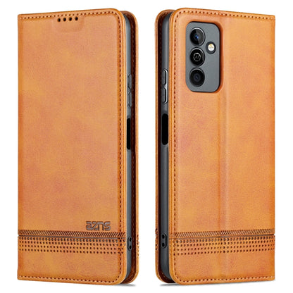 For Huawei Maimang 11 AZNS Magnetic Calf Texture Flip Leather Phone Case(Light Brown) by AZNS