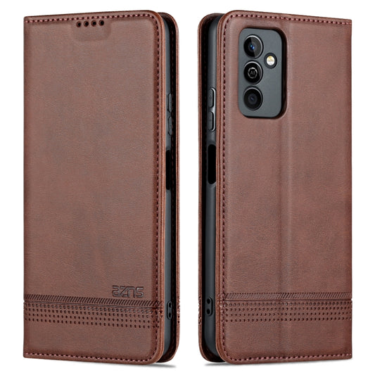 For Huawei Maimang 11 AZNS Magnetic Calf Texture Flip Leather Phone Case(Dark Brown) by AZNS