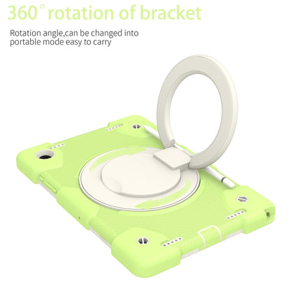 For Samsung Galaxy Tab A8 10.5 2021 Silicone + PC Full Body Protection Tablet Case With Holder & Strap(Green) by bashfashion