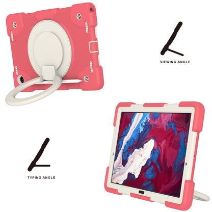 For Samsung Galaxy Tab A8 10.5 2021 Silicone + PC Full Body Protection Tablet Case With Holder & Strap(Red) by bashfashion