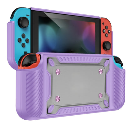 Game Handle Gamepad TPU+PC Protective Case for Switch OLED(Lilac) by bashfashion