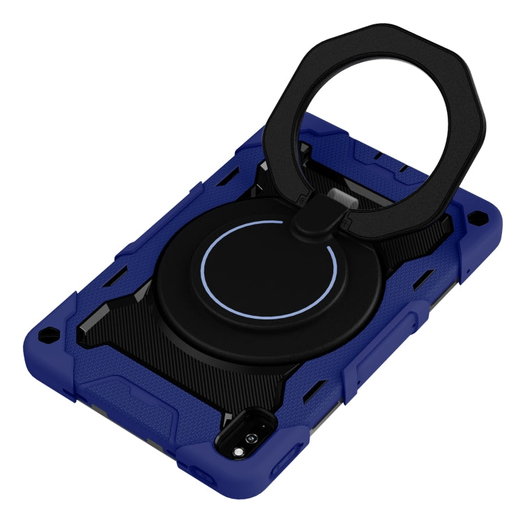 For Honor V6/Tablet V7 Armor Contrast Color Silicone + PC Tablet Case(Navy Blue) by bashfashion