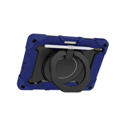 For Huawei Matepad Pro 10.8 Armor Contrast Color Silicone + PC Tablet Case(Navy Blue) by bashfashion