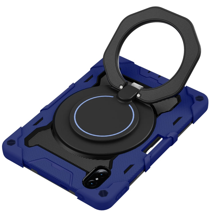 For Honor Tablet V7 Pro Armor Contrast Color Silicone + PC Tablet Case(Navy Blue) by bashfashion